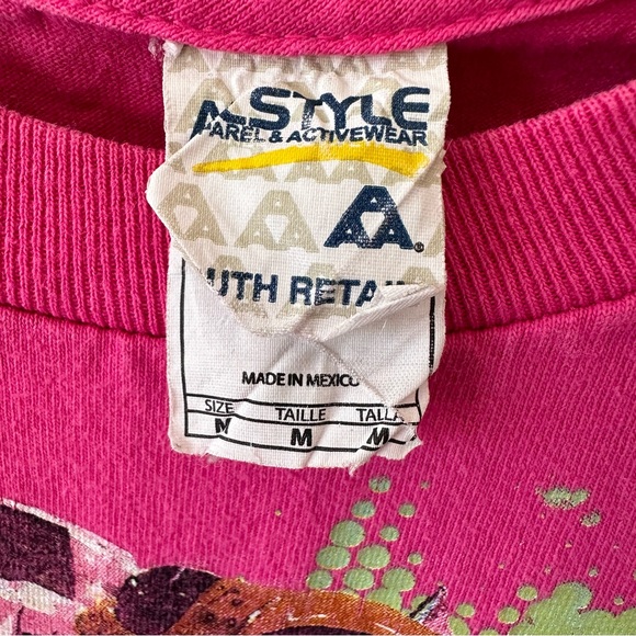 Monster Jam Truck Scooby-Doo All American Kids Girl Pink T-Shirt Size M - Picture 6 of 14